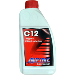 Alpine G12 червоний, 1 л (11851) концентрат антифризу