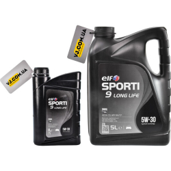 Elf Sporti 9 Long Life 5W-30 1 л, (208445) моторна олива