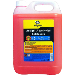 Bardahl Antigel Rouge G12+ красный, 5 л (7113R) концентрат антифриза