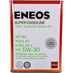 Eneos Super Gasoline SM 5W-30 4 л, моторна олива