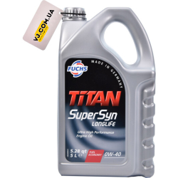 Fuchs Titan Supersyn Long Life 0W-40 5 л, (601425271) моторна олива