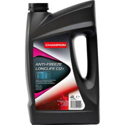 Champion Anti-Freeze Longlife G12+ розовый, 4 л (8222054) концентрат антифриза