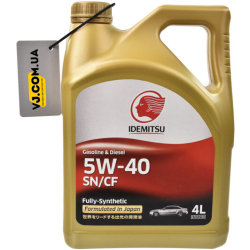 Idemitsu Engine Oil 5W-40 4 л, моторна олива