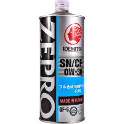 Idemitsu Zepro Touring Pro SN/GF-5 0W-30 (1 л, 4 л) моторна олива