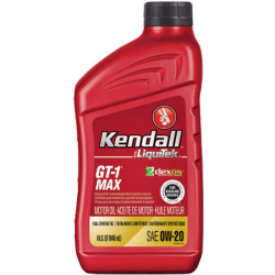 Kendall GT-1 MAX with LiquiTek 0W-20 0,95 л, (1081227) моторна олива