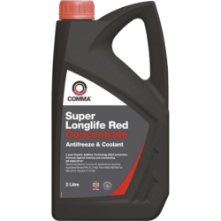 Comma Super Long Life G12+ красный, 2 л (SLA2L) концентрат антифриза