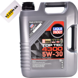 Liqui Moly Top Tec 4300 5W-30 5 л, (8031) моторна олива