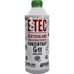 E-tec Glycsol G11 зеленый, 1,5 л концентрат антифриза