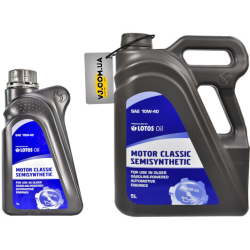 LOTOS Motor Classic Semisyntic 10W-40 1 л, моторна олива