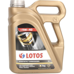 LOTOS Synthetic Turbodiesel 5W-40 4 л, моторна олива