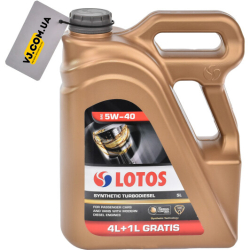 LOTOS Synthetic Turbodiesel 5W-40 5 л, моторна олива