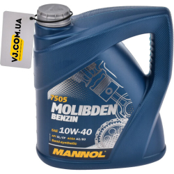 Mannol Molibden Benzin 10W-40 4 л, (MN7505-4) моторна олива