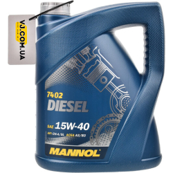 Mannol Diesel 15W-40 5 л, (MN7402-5) моторна олива