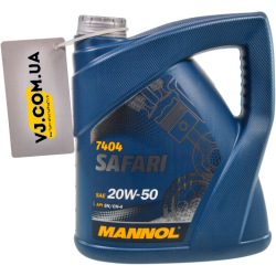 Mannol Safari 20W-50 4 л, (MN7404-4) моторна олива