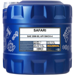 Mannol Safari 20W-50 7 л, (MN7404-7) моторна олива