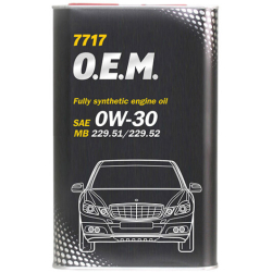 Mannol OEM For Mercedes-Benz 0W-30 (1 л, 4 л) моторна олива