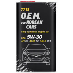 Mannol OEM For Korean Cars (MetaL)5W-30 4 л, (MN7713-4ME) моторна олива