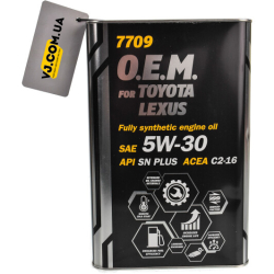 Mannol OEM для Toyota Lexus (MetaL)5W-30 4 л, (MN7709-4ME) моторна олива