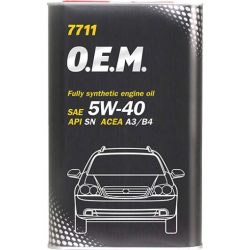 Mannol OEM For Daewoo GM (MetaL)5W-40 (1 л, 4 л) моторна олива
