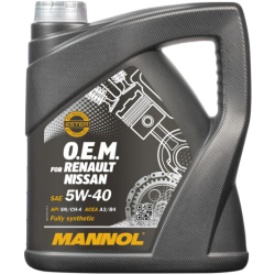 Mannol OEM для Renault Nissan 5W-40 4 л, (MN7705-4) моторна олива