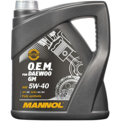 Mannol OEM For Daewoo GM 5W-40 4 л, (MN7711-4) моторна олива
