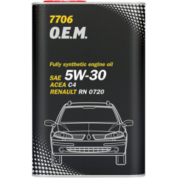 Mannol OEM для Renault Nissan (MetaL)5W-30 1 л, (MN7706-1ME) моторна олива