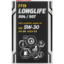 Mannol Longlife 504/507 (MetaL)5W-30 1 л, (MN7715-1ME) моторна олива