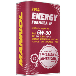 Mannol Energy Formula JP (MetaL)5W-30 4 л, (MN7914-4ME) моторна олива