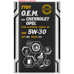 Mannol OEM для Chevrolet Opel (MetaL)5W-30 1 л, (MN7701-1ME) моторна олива