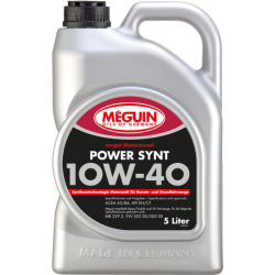 Meguin Power Synt 10W-40 5 л, (4800) моторна олива