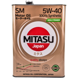 Mitasu Motor Oil SM 5W-40 4 л, (MJ-112-4) моторна олива