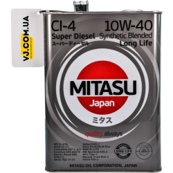 Mitasu Super LL Diesel CI-4 10W-40 4 л, (MJ-222-4) моторна олива