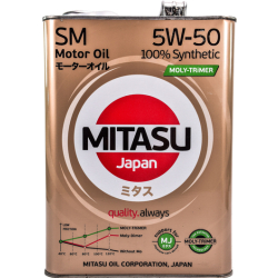 Mitasu Motor Oil SM 5W-50 4 л, (MJ-113-4) моторна олива