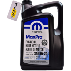 Mopar MaxPro 5W-20 5 л, (68218891AB) моторна олива