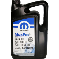 Mopar MaxPro Plus 0W-20 5 л, (68218951AB) моторна олива