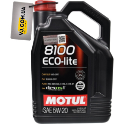 Motul 8100 Eco-Lite 5W-20 5 л, (841451) моторна олива
