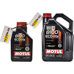 Motul 8100 Eco-Lite 0W-20 1 л, (841111) моторна олива