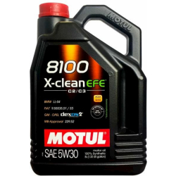 Motul 8100 X-Clean EFE 5W-30 5 л, (814051) моторна олива