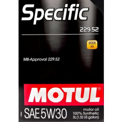 Motul Specific MB 229.52 5W-30 5 л, (843651) моторна олива