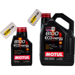 Motul 8100 Eco-Nergy 5W-30 1 л, (812301) моторна олива