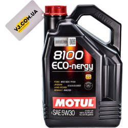 Motul 8100 Eco-Nergy 5W-30 5 л, (812306) моторна олива