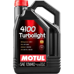 Motul 4100 Turbolight 10W-40 5 л, (387606) моторна олива