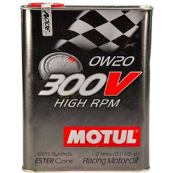 Motul 300V High RPM 0W-20 2 л, (824502) моторна олива