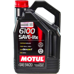 Motul 6100 Save-Lite 5W-20 4 л, (841350) моторна олива