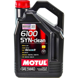 Motul 6100 Syn-Clean 5W-40 4 л, (854250) моторна олива