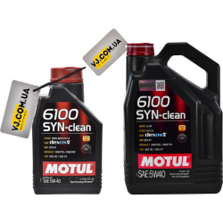 Motul 6100 Syn-Clean 5W-40 1 л, (854211) моторна олива