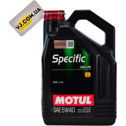 Motul Specific CNG/LPG 5W-40 5 л, (854051) моторна олива