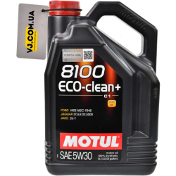 Motul 8100 Eco-Clean+ 5W-30 5 л, (842551) моторна олива