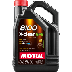 Motul 8100 X-Clean EFE 5W-30 4 л, (814007) моторна олива