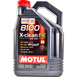 Motul 8100 X-Clean FE 5W-30 4 л, (104776) моторна олива